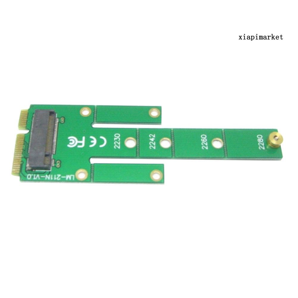 LOP_Mini mSATA PCI-E SATA 3.0 SSD to NGFF M.2 B + M Key Male Converter Adapter Card