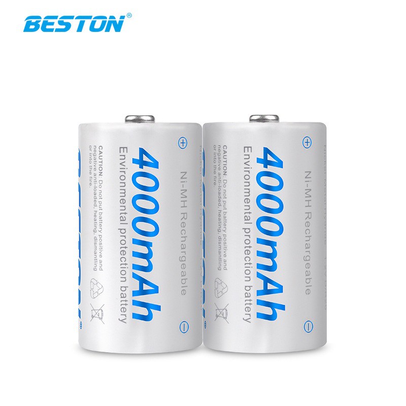 Pin sạc cỡ trung C Beston 1.2V, 4000mAh Vỉ 2 viên, dùng cho thiết bị gia đình, thiết bị điện tử