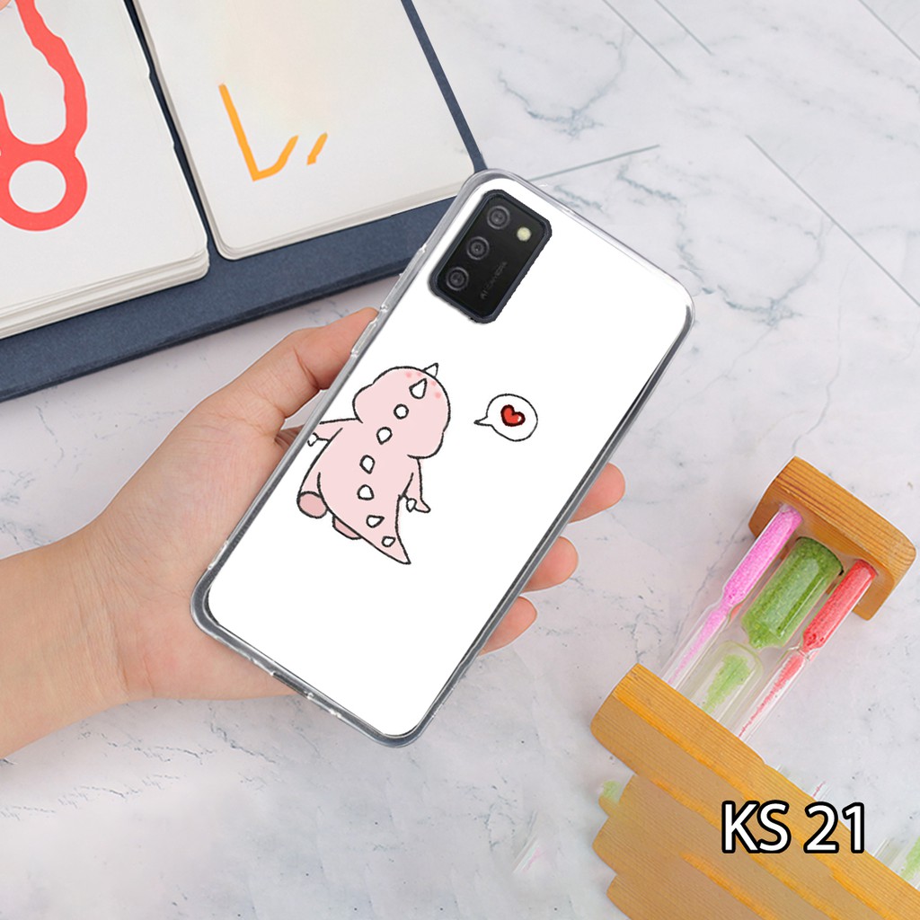 Ốp lưng điện thoai SamSung A02s in hình tự chọn Kute DIno siêu đẹp, độc, lạ - KINGSTOREHN