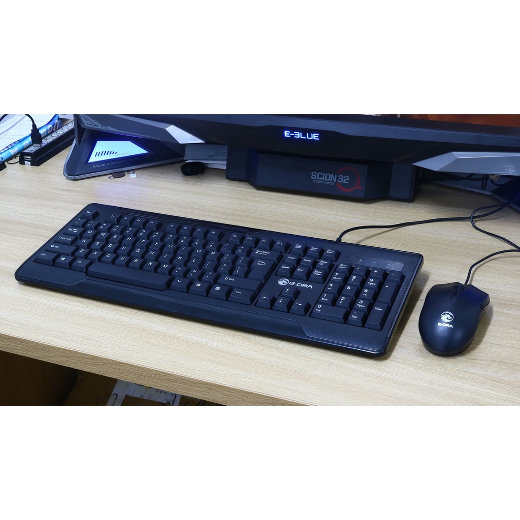 Bàn phím E-DRA EK501 Huy Mạnh Computer Bàn phím văn phòng sinh viên 104 phím