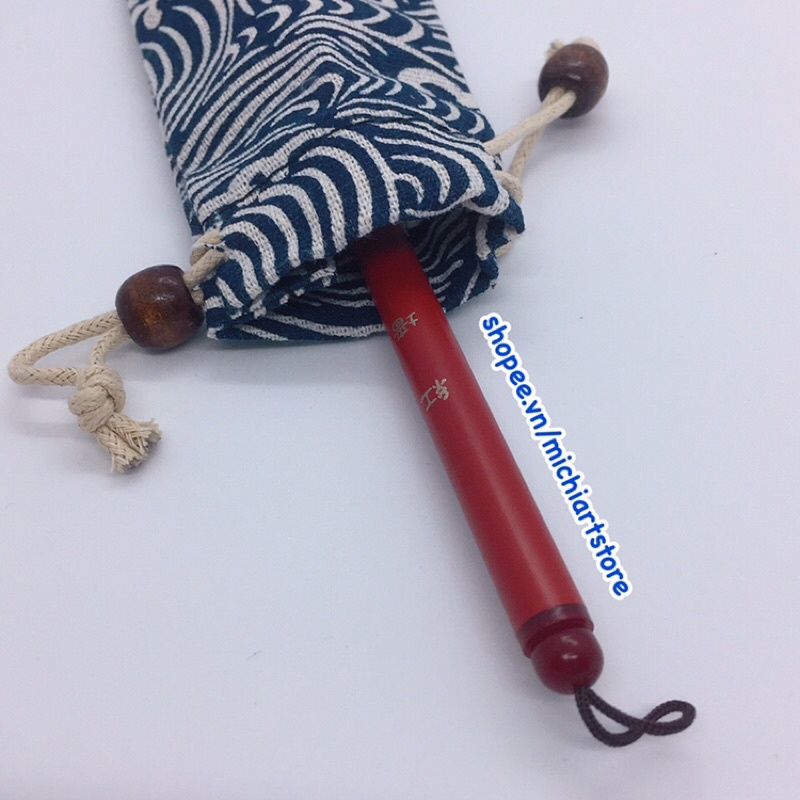 [Michi Art Store] Túi vải đựng và bảo quản bút lông vẽ màu nước, cọ thư pháp thiết kế chuyên dụng