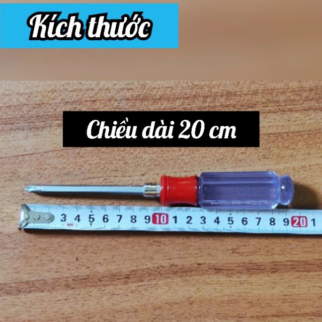 Tua vít cán trong 2 đầu 6.3mm