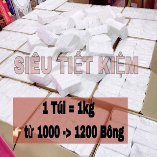 Bông Cotton Cắt Sẵn Chống Dính 1200 Miếng - Dcpx Vương Đài Trang Chính Hãng