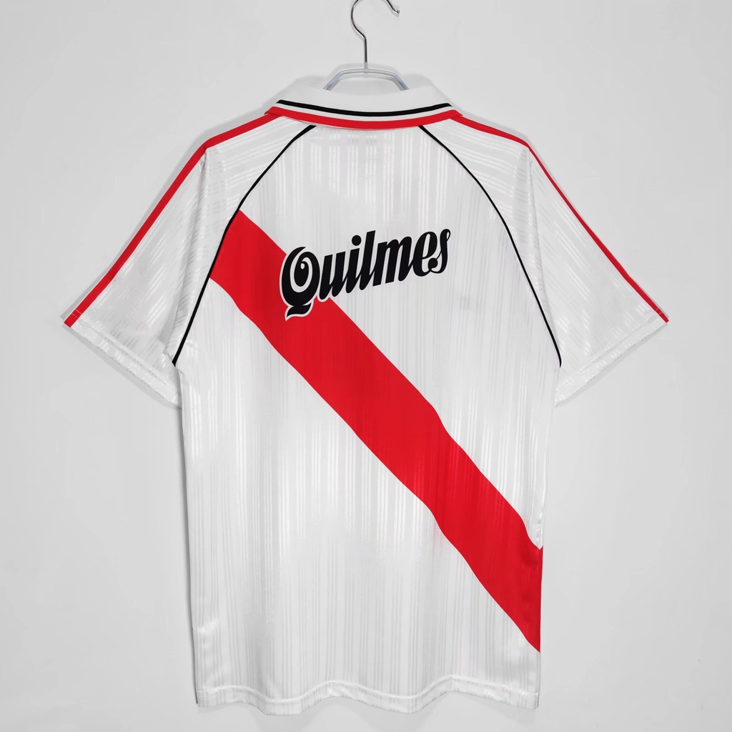* Spot * retro jersey 1995-96 mùa giải river plate áo bóng đá thể thao sân nhà
