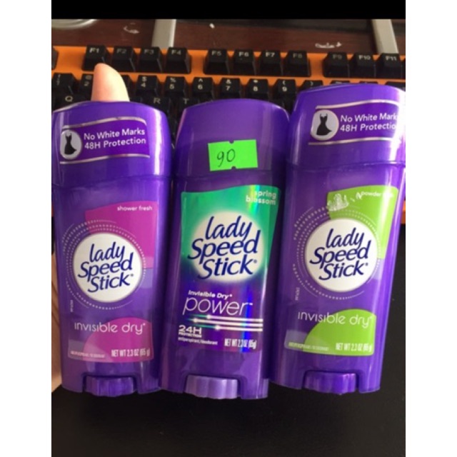 Lăn Khử Mùi Trắng Da Lady Speed Stick Invisible Dry