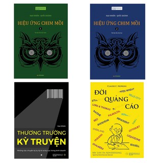 Sách - Combo Nhập môn kinh doanh cho tân sinh viên: Hiệu ứng chim mồi 1+2, Đời quảng cáo, Thương trường kỳ truyện