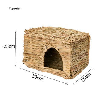 Tổ rơm đan cho thỏ chuột hamster