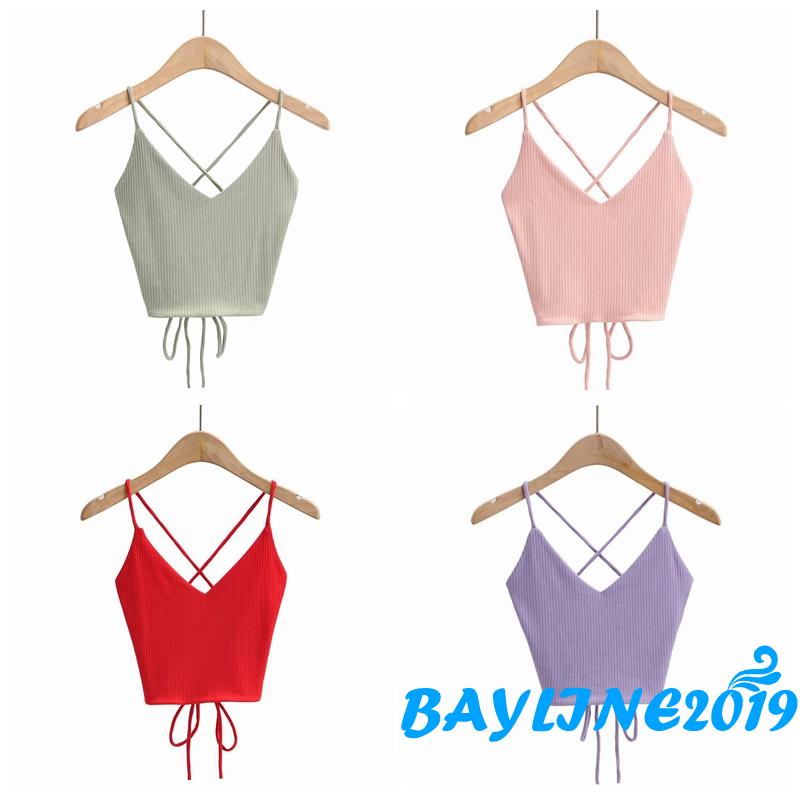 Áo Nữ Không Tay Cổ Chữ V Thời Trang Quyến Rũ