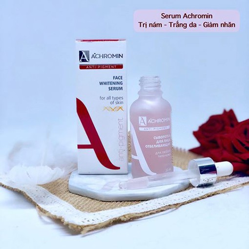 Serum Achromin giảm nám tàn nhang trắng mịn da