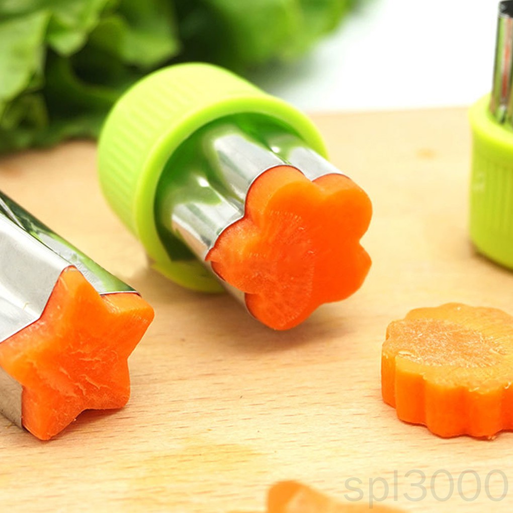 Set 9 Khuôn Cắt Tạo Hình Rau Củ Quả Tiện Dụng