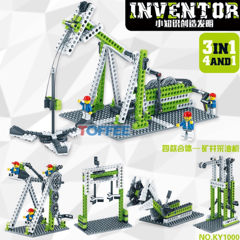 Ky1000 Khối Xây Dựng Một Trong Một Vòng Đu Quay Kỹ Thuật Lắp Ráp