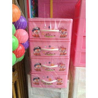 Tủ nhựa đựng đồ 4 tầng