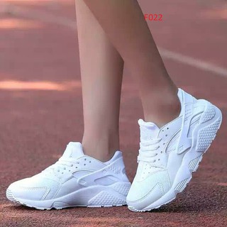 giày thời trang nữ hurache full trắng