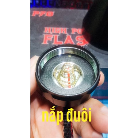Đèn pin mod led SFH55 sáng mạnh pin lâu tầm xa 850m quang thông 8000 lumen