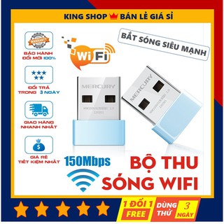 [CHÍNH HÃNG MECURY] USB Mini bắt sóng WIFI 150Mbps Mercury 💖 USB thu wifi cho máy để bàn PC