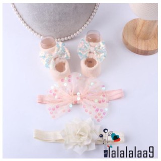 Set 2 băng đô kèm tất cho bé