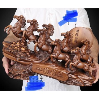 tượng mã đáo thành công tài lộc ( tặng kèm dây xu tài lộc)
