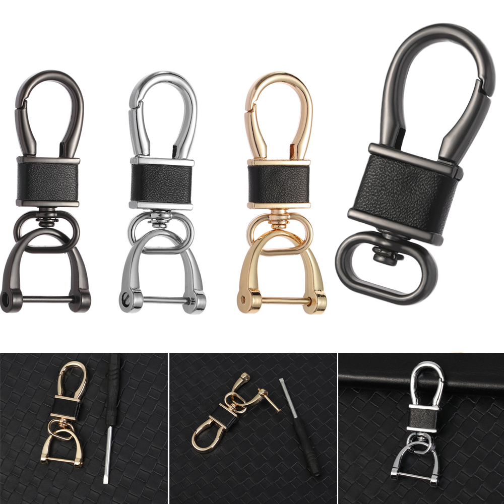 Móc Treo Chìa Khóa Xe Hơi Xoay 360 Độ Chống Thất Lạc Tiện Dụng