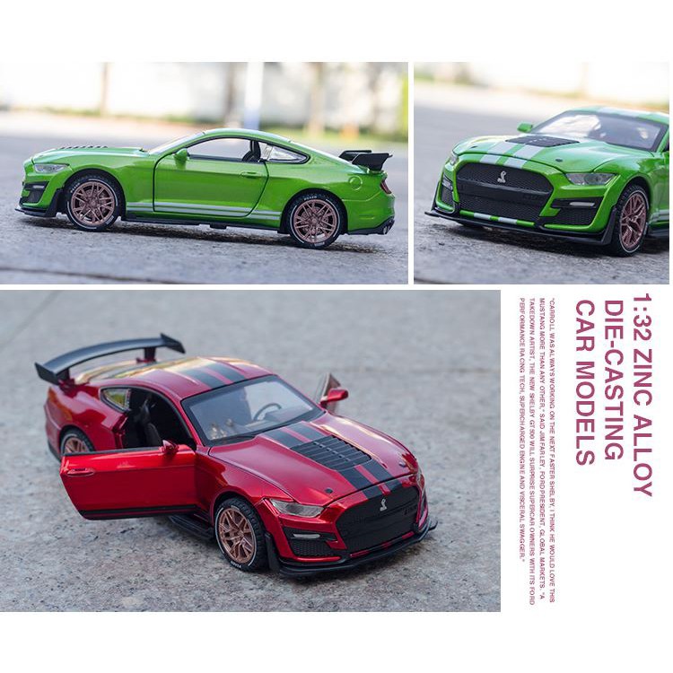 Xe mô hình kim loại Ford Mustang Shelby GT500 kịch độc tỷ lệ 1:32