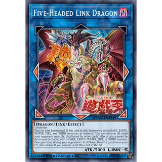 [ Bài Yugioh In ] Five-Head Dragon Link Deck 2021 ( Tháng 1 )