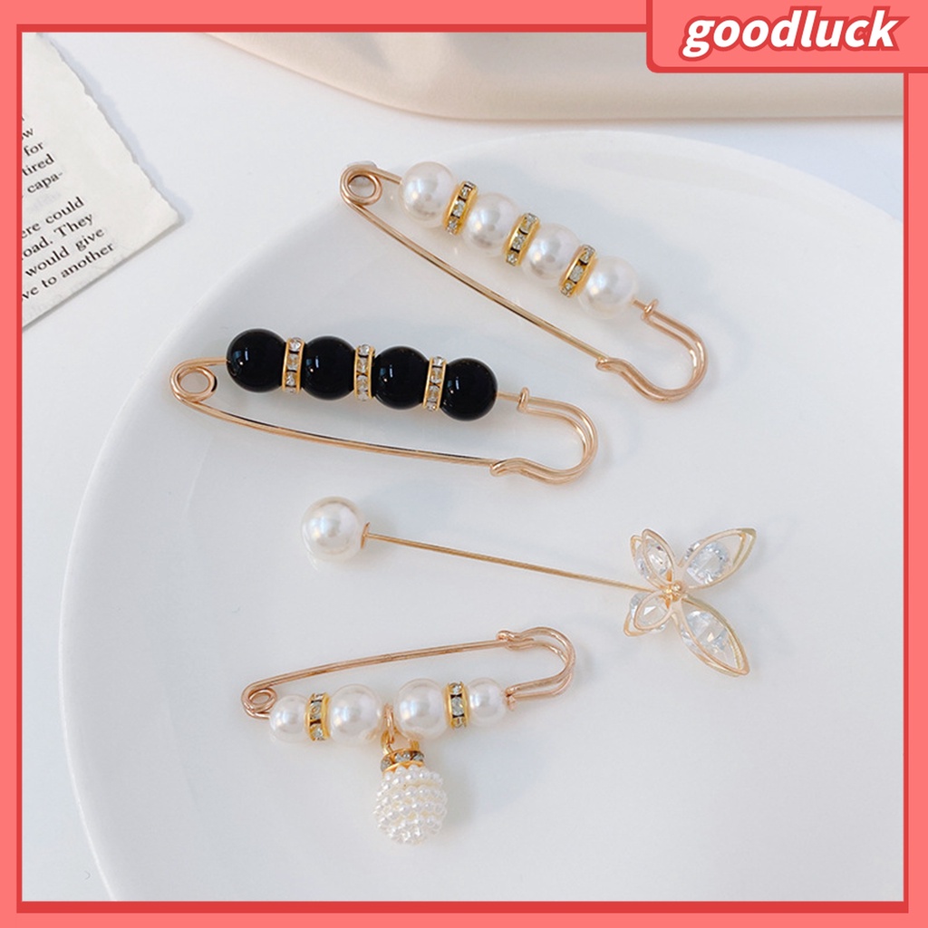 Fairystore| Ghim Cài Áo Đính Ngọc Trai Nhân Tạo Phong Cách Hàn Quốc Thời Trang Cho Nữ