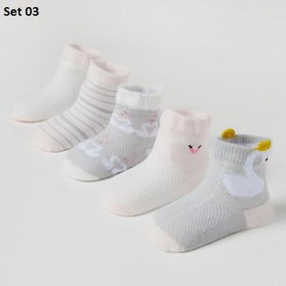 Tất lưới cho bé-Set 05 đôi tất lưới