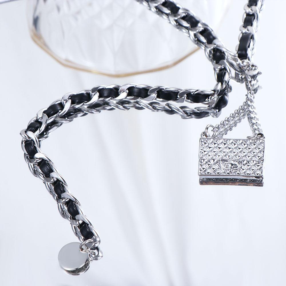 Thắt Lưng Dây Xích Nhỏ Đơn Giản Điều Chỉnh Được Dễ Phối Đồ Trang Phục Cho Nữ