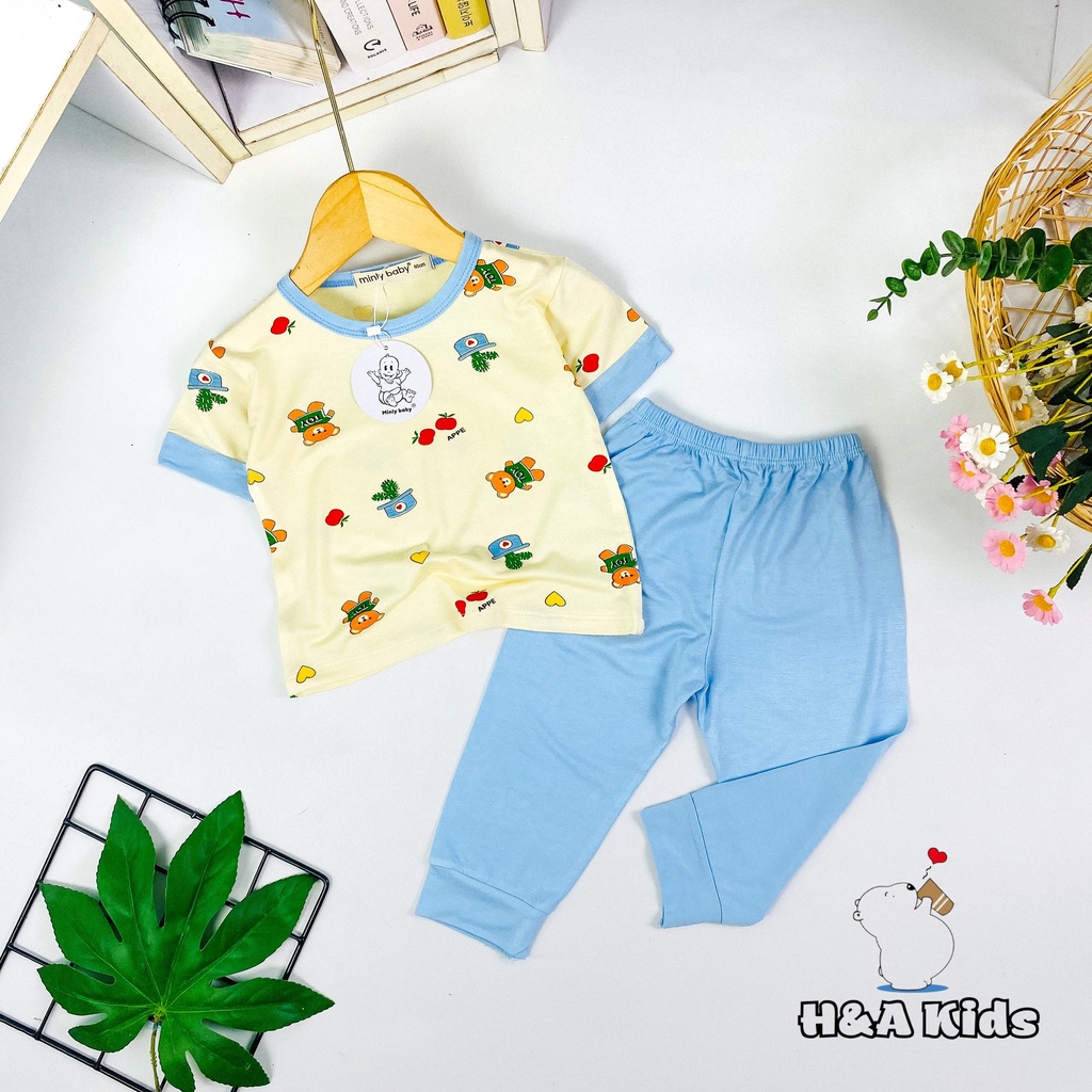 {Bé 20-33kg} Bộ Tay Ngắn Quần Dài in hình THUN LẠNH SIZE ĐẠI Cho Bé trai bé gái từ 20-33kg-
