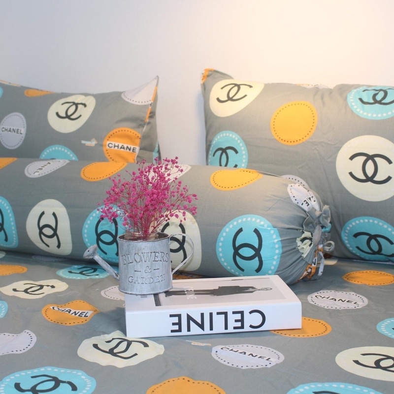 Drap Thắng Lợi, ga giường cotton cao cấp chuẩn logo