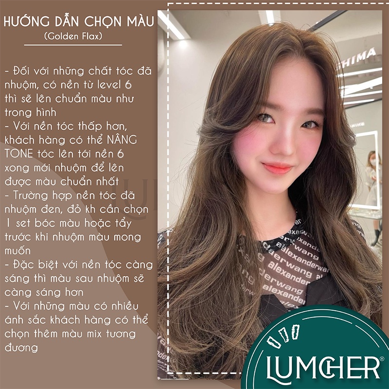 Thuốc nhuộm tóc Vàng Lanh giá rẻ chính hãng Lumcher LC35
