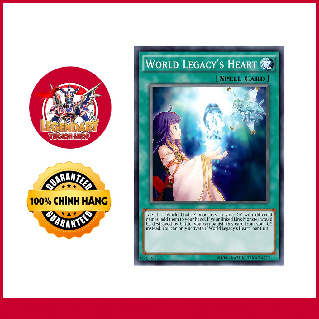 [Thẻ Bài Yugioh Chính Hãng] 'World Legacy's Heart'