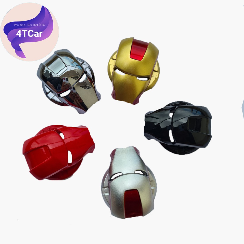 Trang trí nút khởi động xe ô tô start stop hình iron man, batman