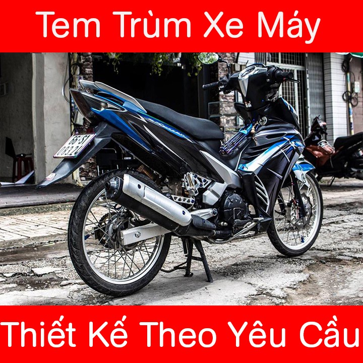 Tem Trùm Exciter 135 Xanh Bạc