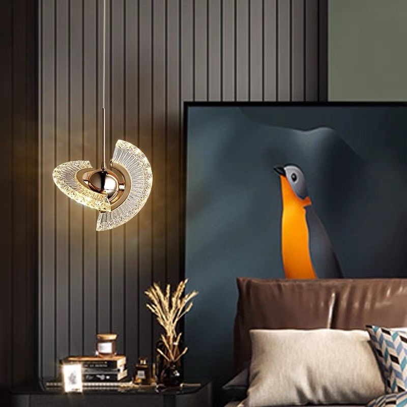 Đèn thả, đèn thông tầng cao cấp biến hình 3 chế độ ánh sáng phong cách Bắc Âu xoay 180 độ