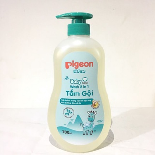 Sữa tắm gội Pigeon Jojoba 700ml - Pigeon Baby Wash 2 in 1