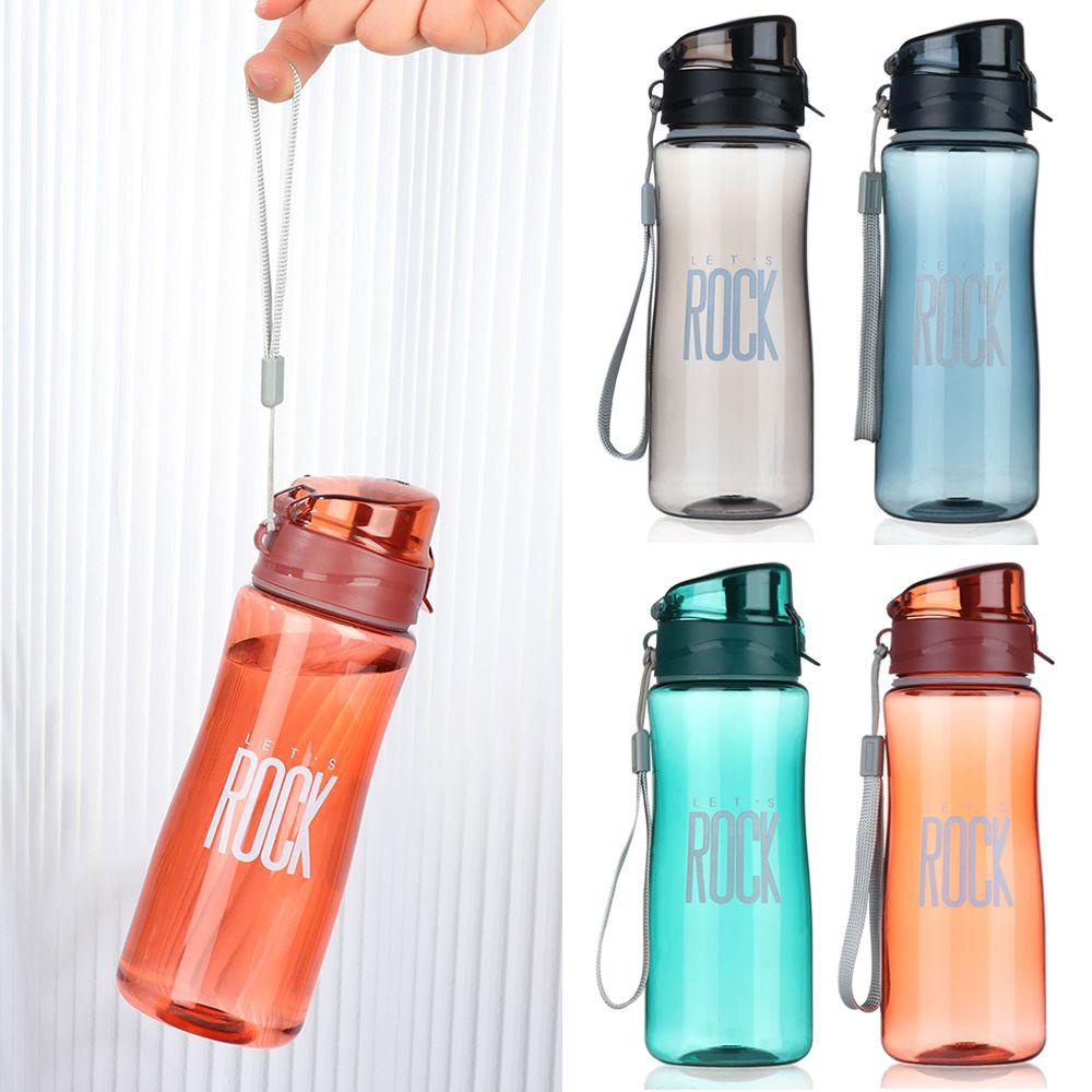 ♫DAPHNE♫ 550m Plastic Water Bottle Drinkware Drinking Cup Drink Bottle Water Cup Outdoor Climbing Fitness Sports Portable Travel Kettle/Multicolor