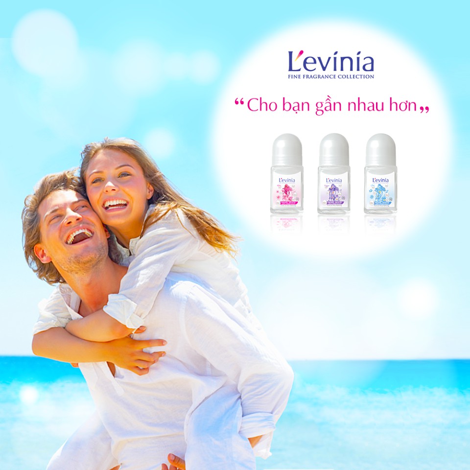 Lăn khử mùi trắng da Levinia 50ml chính hãng