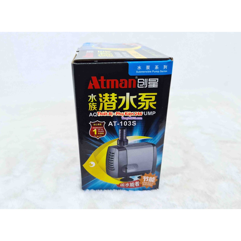 Atman AT-103S Máy bơm nước bể cá atman 103 hồ cá cảnh Atman 103s