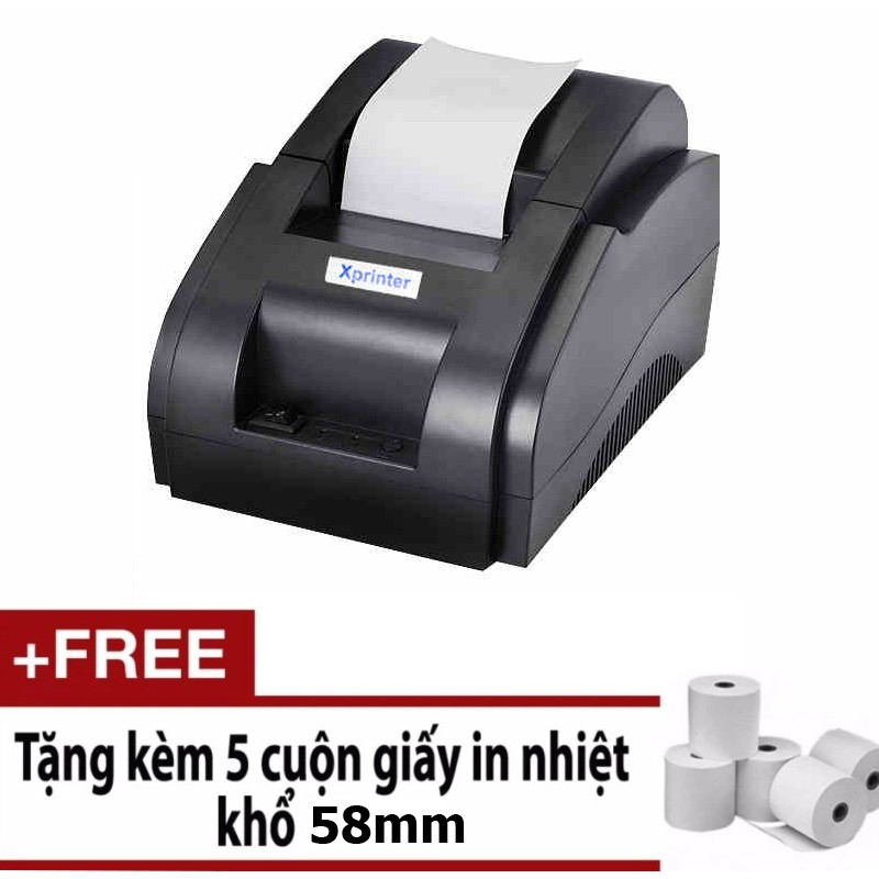 Máy in hóa đơn K58, thiết bị in đơn nhiệt và pos in bill K58 mini printer Xprinter XP-58iih - iZamo | BigBuy360 - bigbuy360.vn