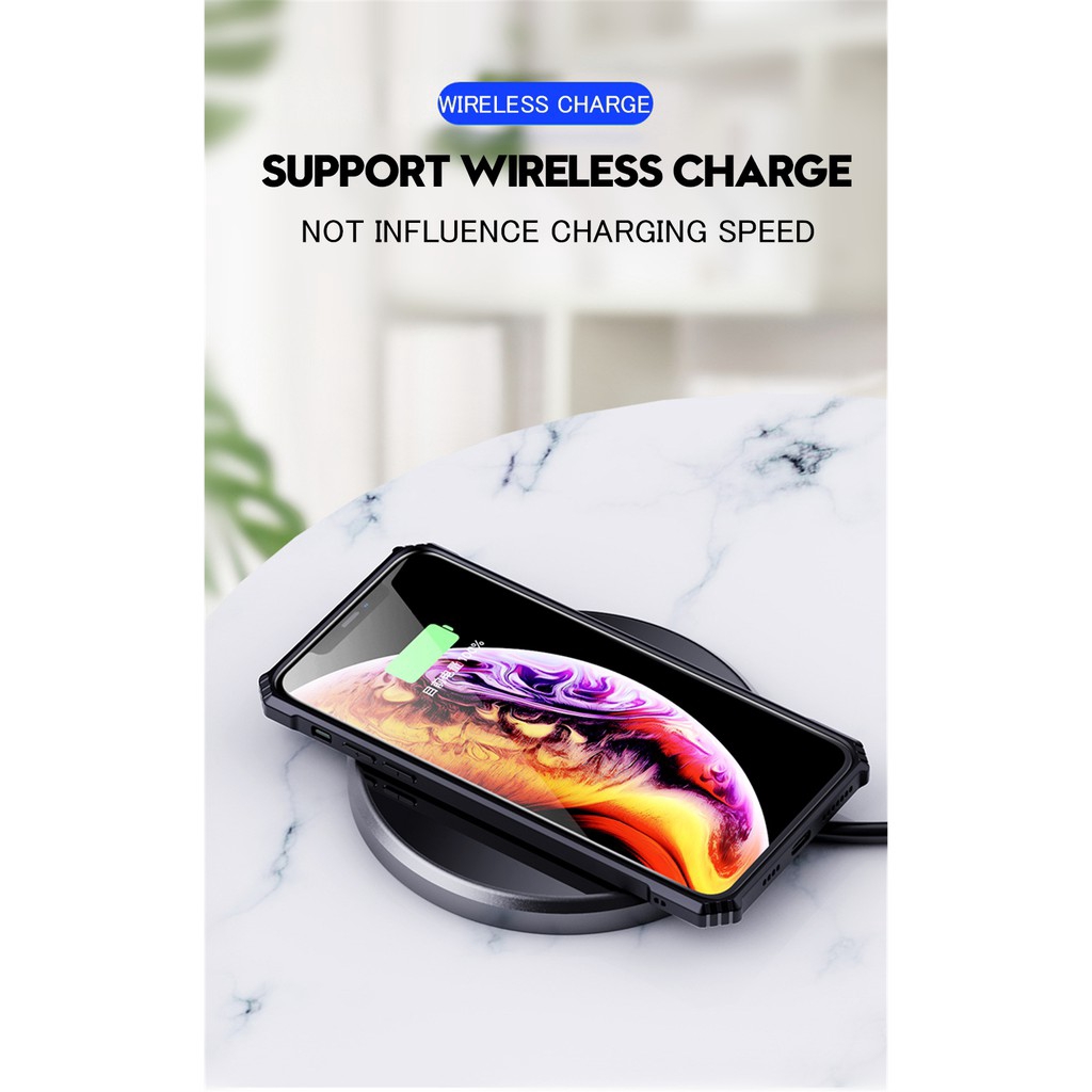 Ốp điện thoại acrylic hai lớp chống sốc trong suốt cho IPHONE 11 PRO/11/XS MAX/ XS/XR/X/6 6S 7 8 PLUS SE2 SE 2020