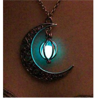 Vòng Cổ Nam Vầng Trăng Khuyết Dạ Quang Phát Sáng Trong Đêm VCTRANGDAQUANG