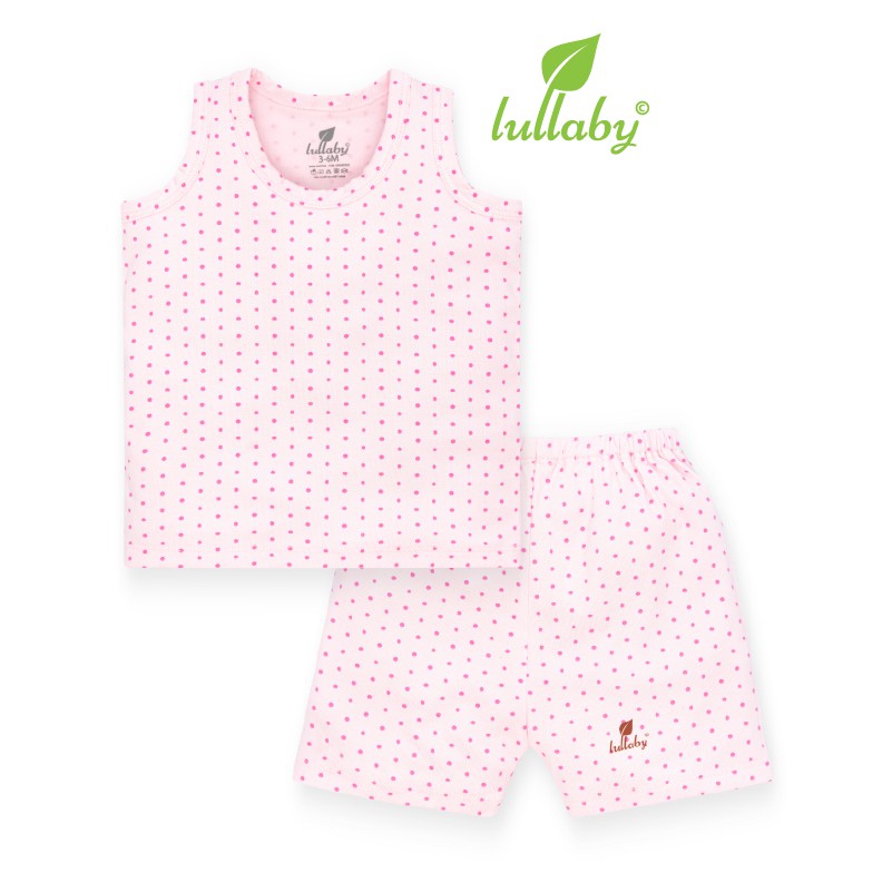 Lullaby - Bộ quần áo ba lỗ bé gái NH604P
