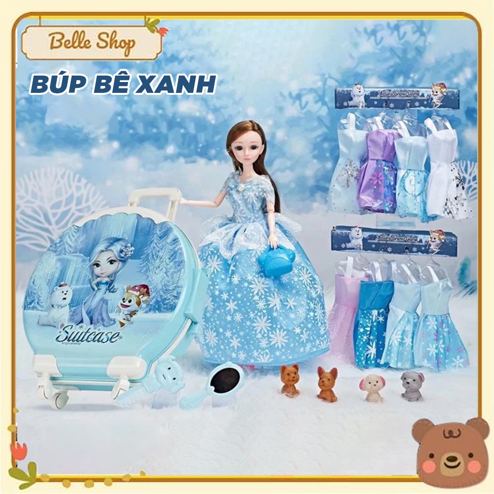 Bộ Đồ Chơi Búp Bê Công Chúa Cho Bé Gái, Búp Bê Barbie Xinh Xắn Có Nhiều Phụ Kiện Cho Trẻ Em