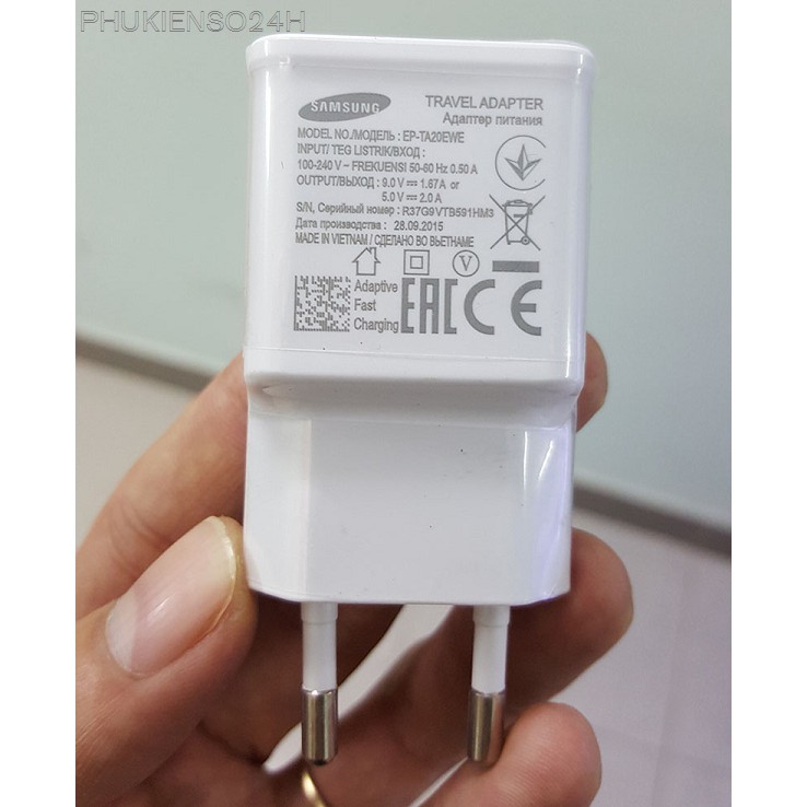 [Mã 2404EL10K giảm 10K đơn 20K] [Chính Hãng] Củ Sạc 2A Samsung Cao Cấp , Sạc Siêu Nhanh , Giá Siêu Tốt.