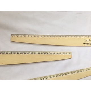 THƯỚC GỖ THẲNG - BẦU 50CM