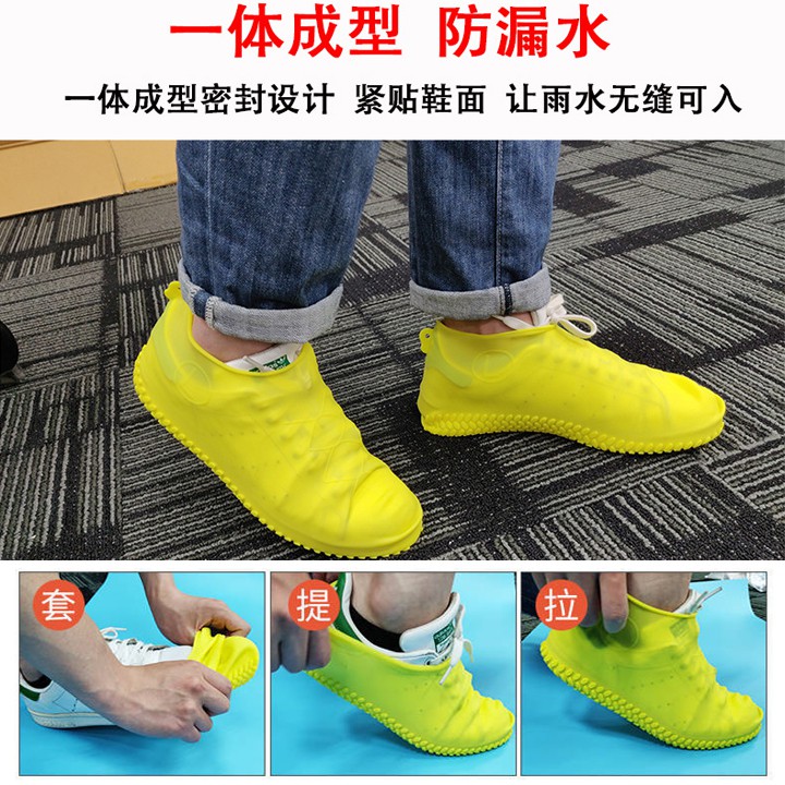 [CHỌN SIZE, MÀU] Bao bọc giày đi mưa Nam Nữ silicon thời trang chống trơn trượt