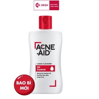 { MẪU MỚI }SỮA RỬA MẶT GIẢM MỤN VÀ DA DẦU NHẠY CẢM ACNE-AID LIQUID CLEANSER 30ml