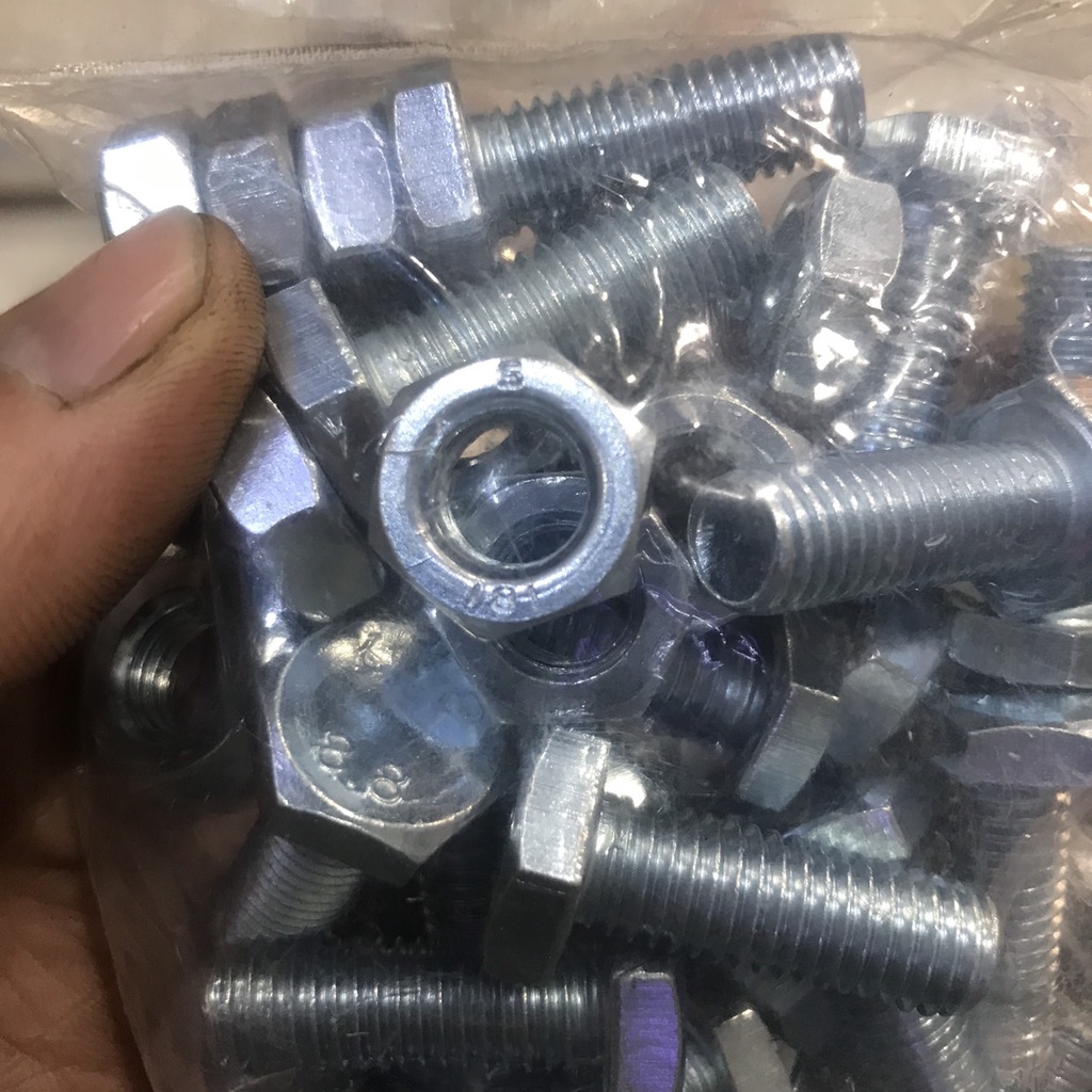 BULON 10Li nhìu cỡ  mạ kẽm