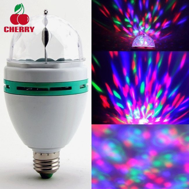 Bóng Đèn Led E27 Hiệu Ứng Pha Lê Rgb Dùng Cho Sàn Nhảy Disco