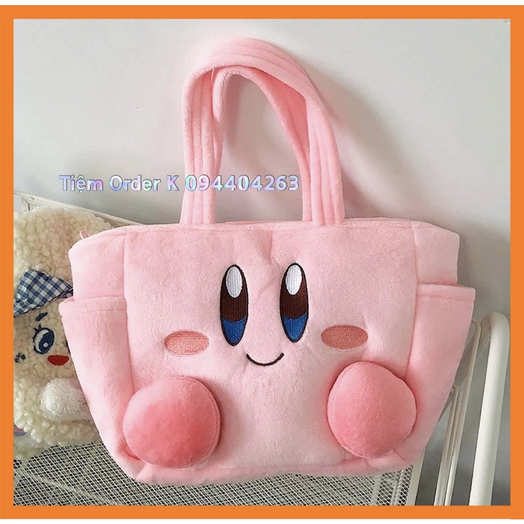 ♥️Túi Xách Kirby Baby(ảnh thật)Size 28x20x10cm Game Nintendo